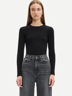 Alexa Long Sleeve Tee - Black