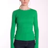 Alexa Long Sleeve Tee - Fern Green