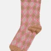 Alicia Glitter Socks - Tawny Brown