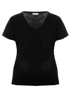 Any2 Scoop Neck T-shirt - Black