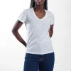 Any2 Scoop Neck T-shirt - White