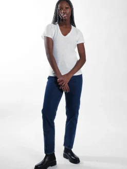 Any2 Scoop Neck T-shirt - White