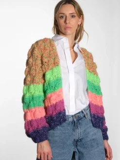 Arena Rainbow Cardigan - Bold
