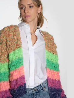 Arena Rainbow Cardigan - Bold