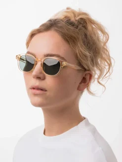 Bille Sunglasses - Green Champagne