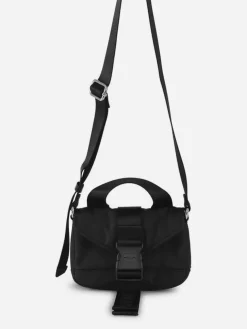 Black Tech Mini Satchel Bag