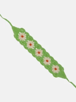 Bohemian New Headband - Green Sunflower