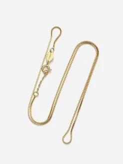 Box Chain Necklace - 42cm - Gold
