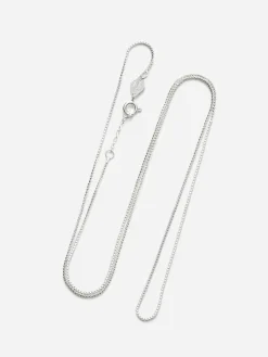Box Chain Necklace - 57cm - Silver