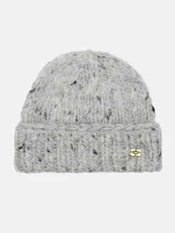 Chunky Marled Handknit Beanie