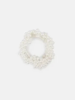 Classic Pearl Elastic - White