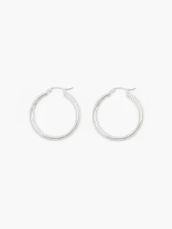 Classic Silver Hoops - No.12101
