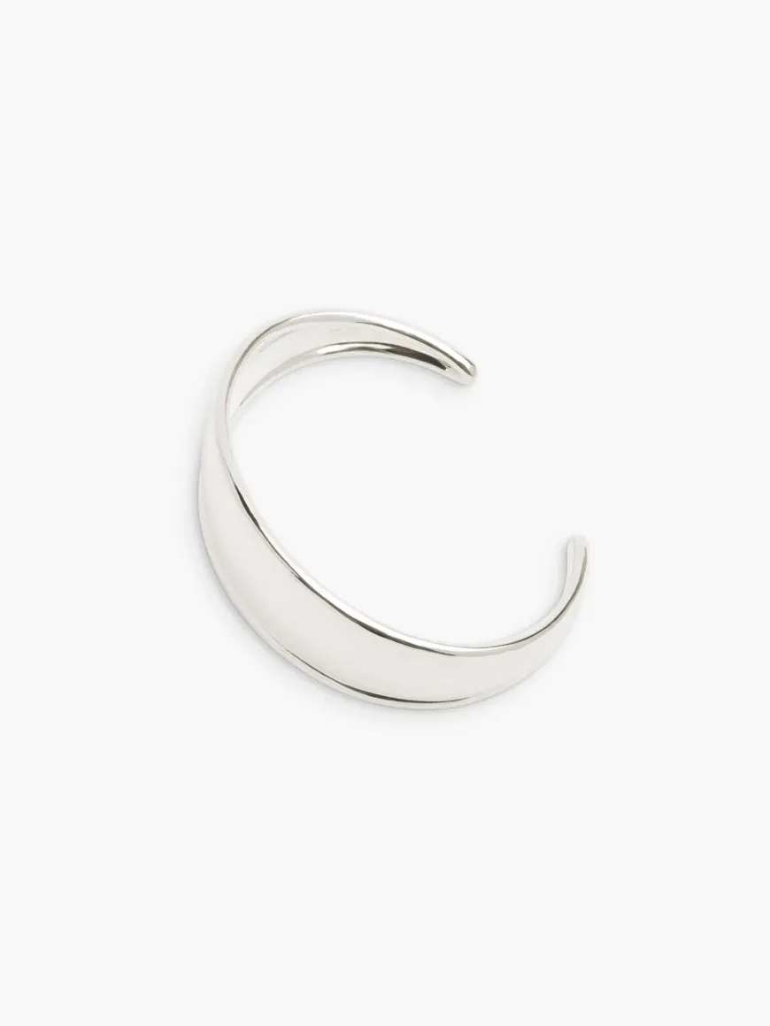 Contour Bangle - Silver