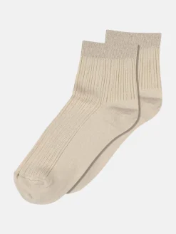 Darya Short Ankle Socks - Ecru