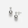 Drop of Silver Earrings