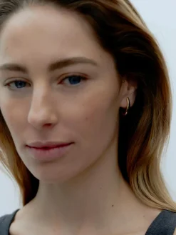 Dualism Sculptural Earrings - Gold