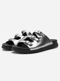Ellen Metallic Sliders
