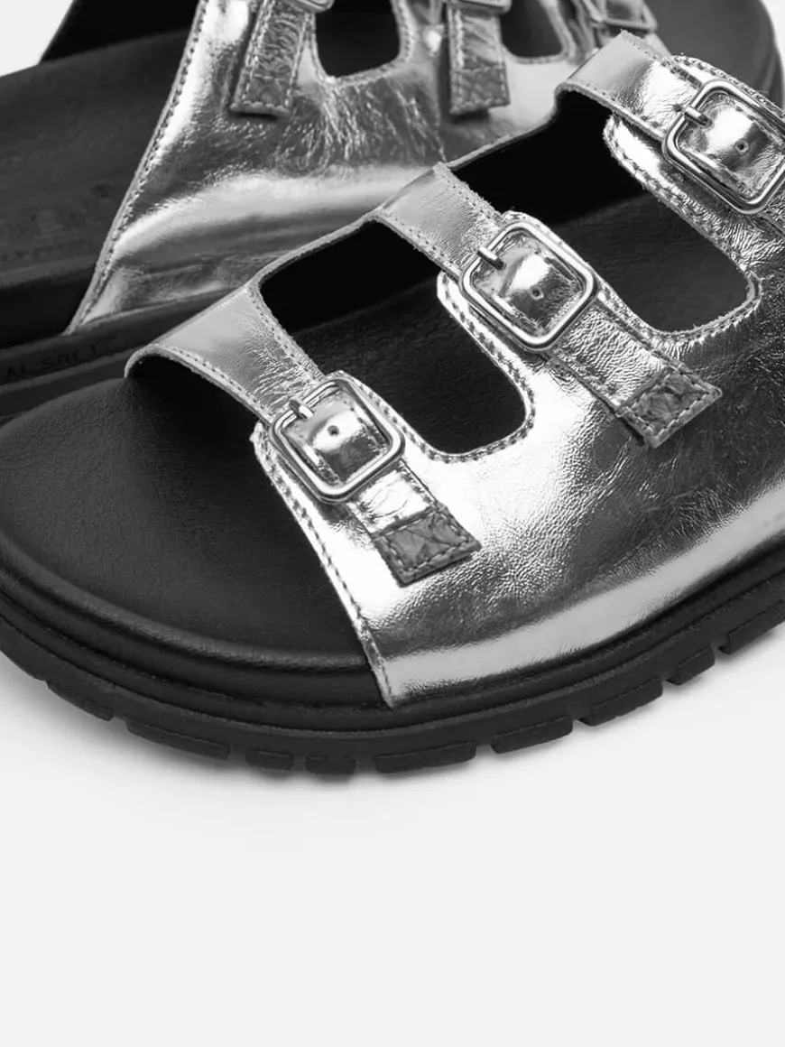 Ellen Metallic Sliders