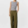 Frame Lisa Wide Pants - Capulet Olive