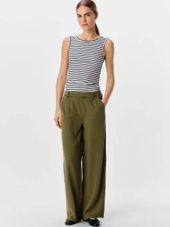 Frame Lisa Wide Pants - Capulet Olive