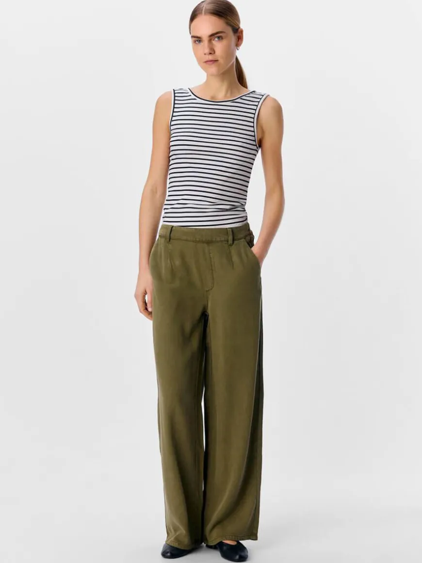 Frame Lisa Wide Pants - Capulet Olive