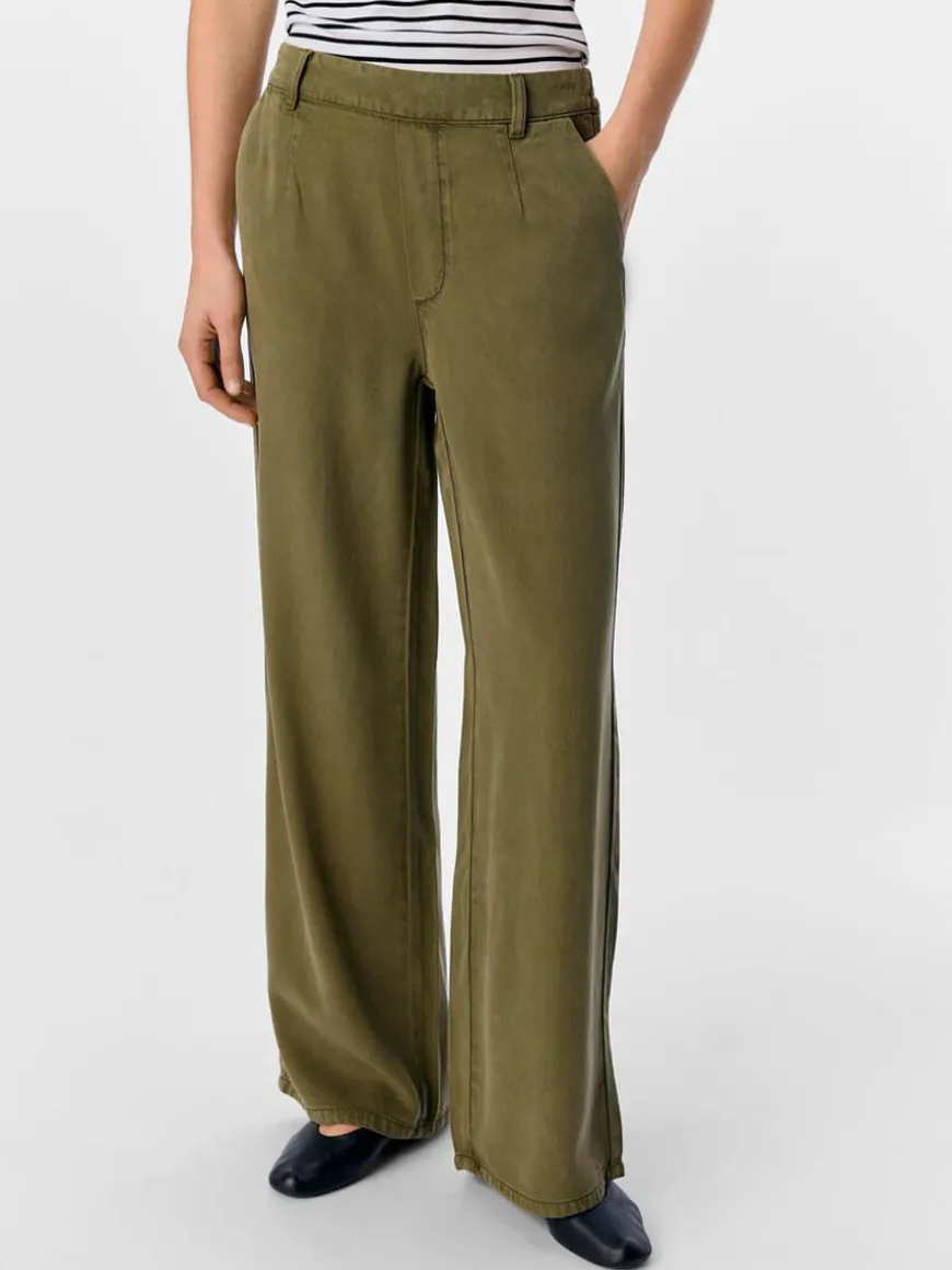 Frame Lisa Wide Pants - Capulet Olive