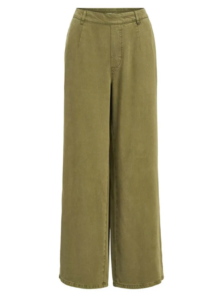 Frame Lisa Wide Pants - Capulet Olive