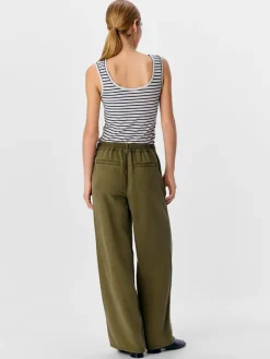 Frame Lisa Wide Pants - Capulet Olive