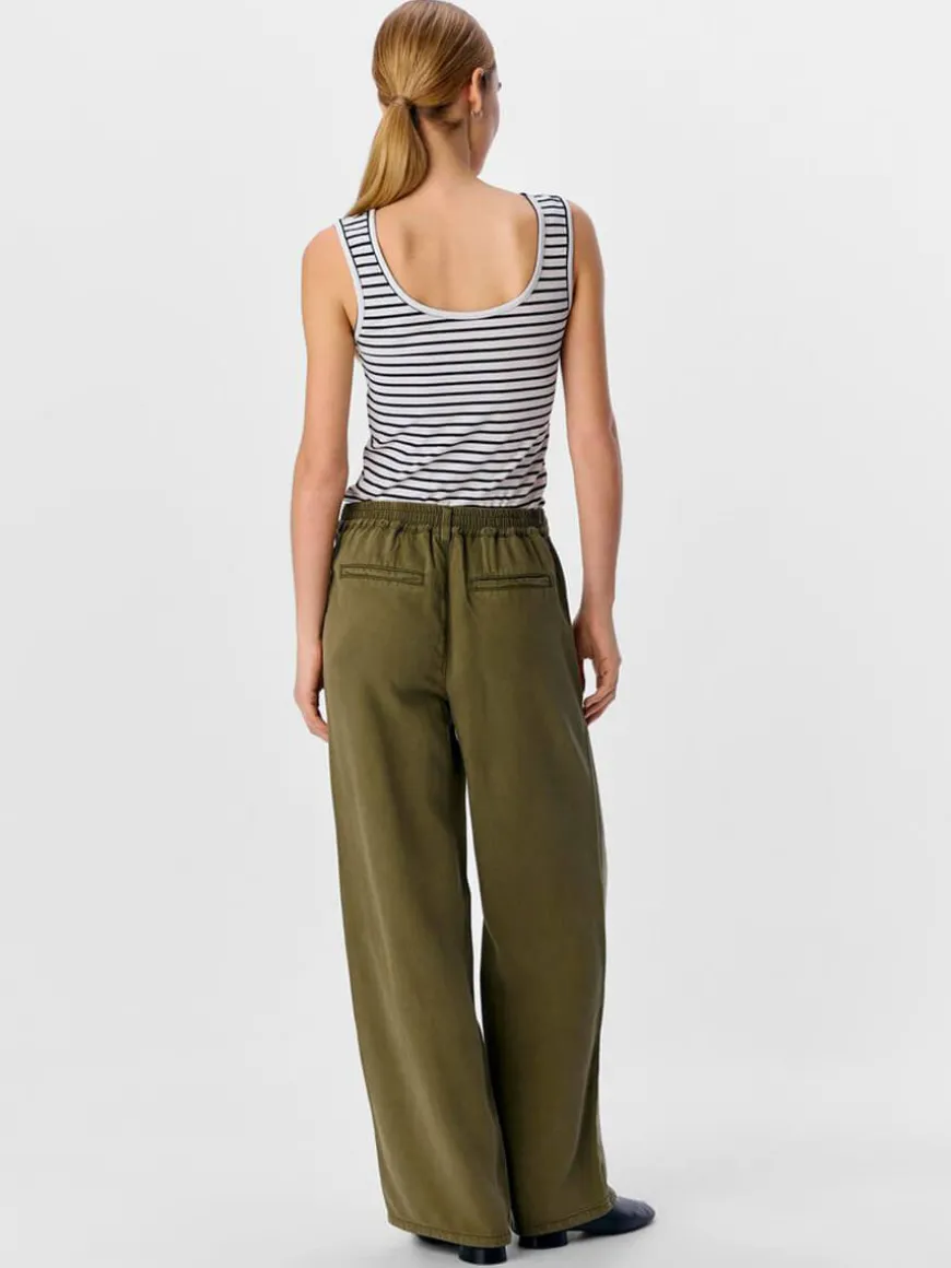 Frame Lisa Wide Pants - Capulet Olive