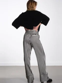 Gabin - Striped Viscose - Fluid Stripes