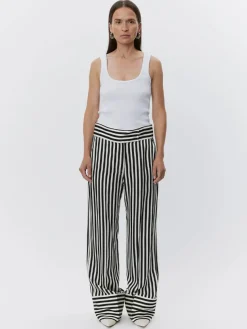 Gabin - Striped Viscose - Fluid Stripes
