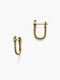 Golden Rope Earring