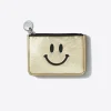 Happy Leather Purse - Gold