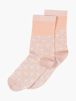 Harmony Ankle Socks - Peach Pink