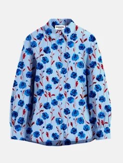 Hebiba Shirt - Blue Floral