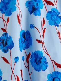 Hebiba Shirt - Blue Floral