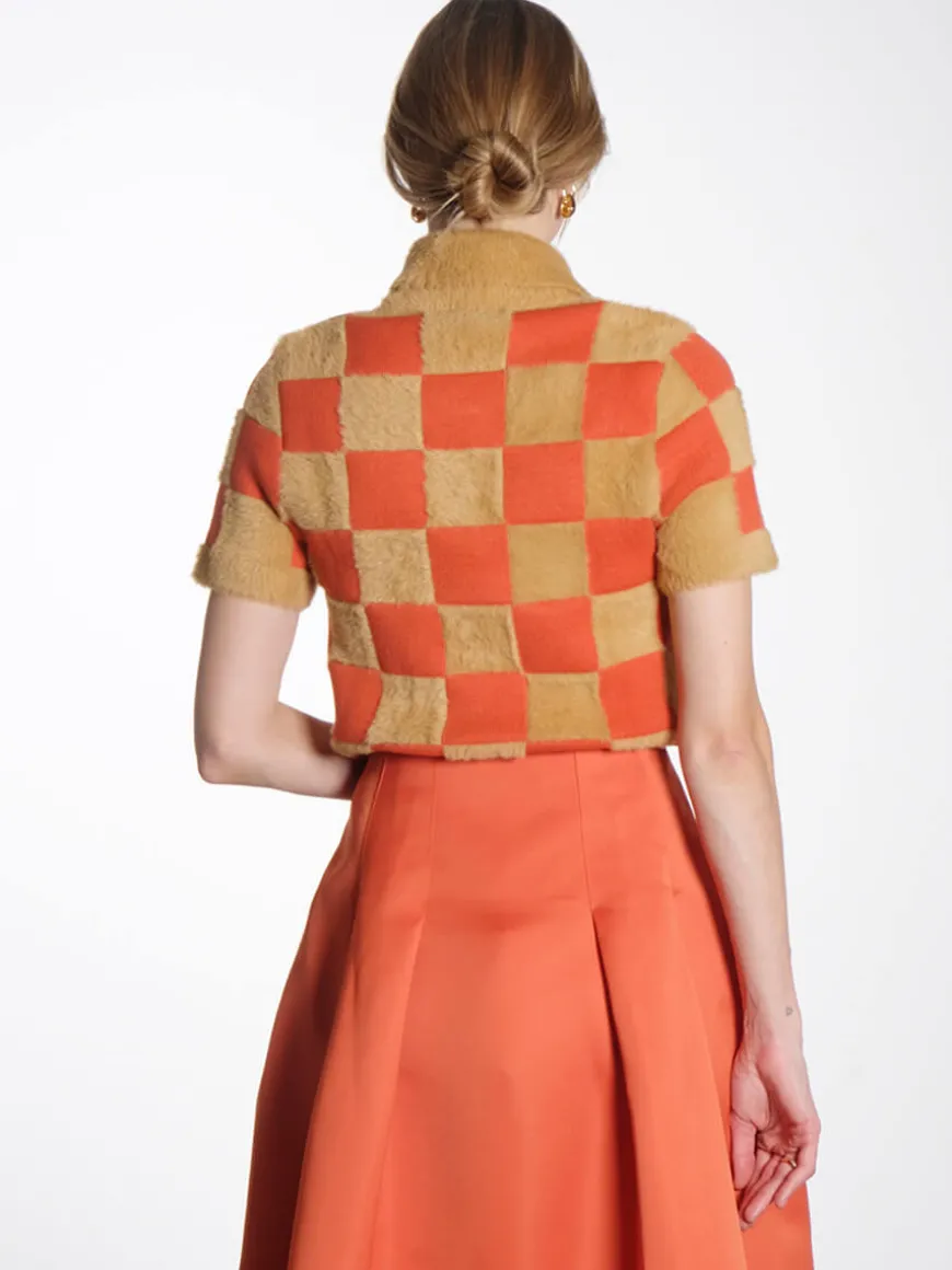 High Volume Midi Skirt - Mecca Orange