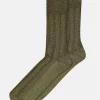 Julia Glitter Socks - Capulet Olive