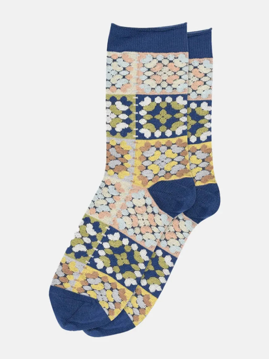 Karoline Socks - True Blue