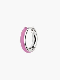Kate Huggie Earring - Silver Lilac