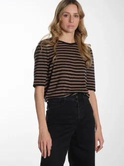 Kristin T-Shirt - Black & Mole