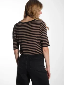 Kristin T-Shirt - Black & Mole