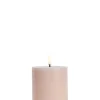 LED Pillar Candle 7.8x10 - Beige