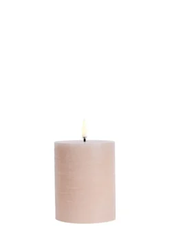 LED Pillar Candle 7.8x10 - Beige