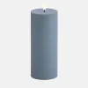 LED Pillar Candle 7.8x20 - Hazy Blue