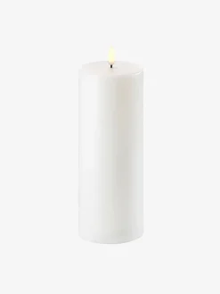 LED Pillar Candle 7.8x20 - Nordic White