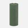 LED Pillar Candle 7.8x20 - Olive Green