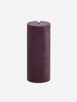 LED Pillar Candle 7.8x20 - Plum