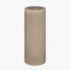 LED Pillar Candle 7.8x20 - Sandstone