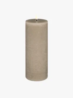 LED Pillar Candle 7.8x20 - Sandstone